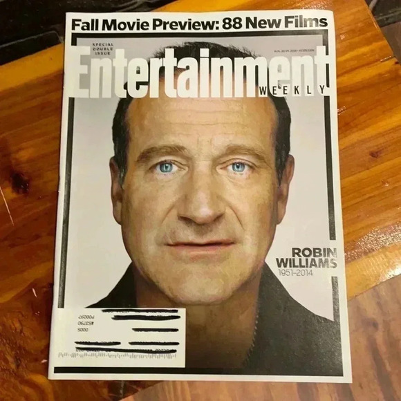 Entertainment Weekly Robin Williams Aug 2014 - Picture 1 of 6